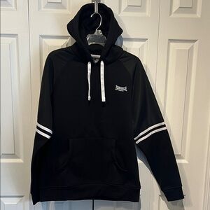 Lonsdale London England Black Hoodie Size XL ( fits smaller, see measurements)